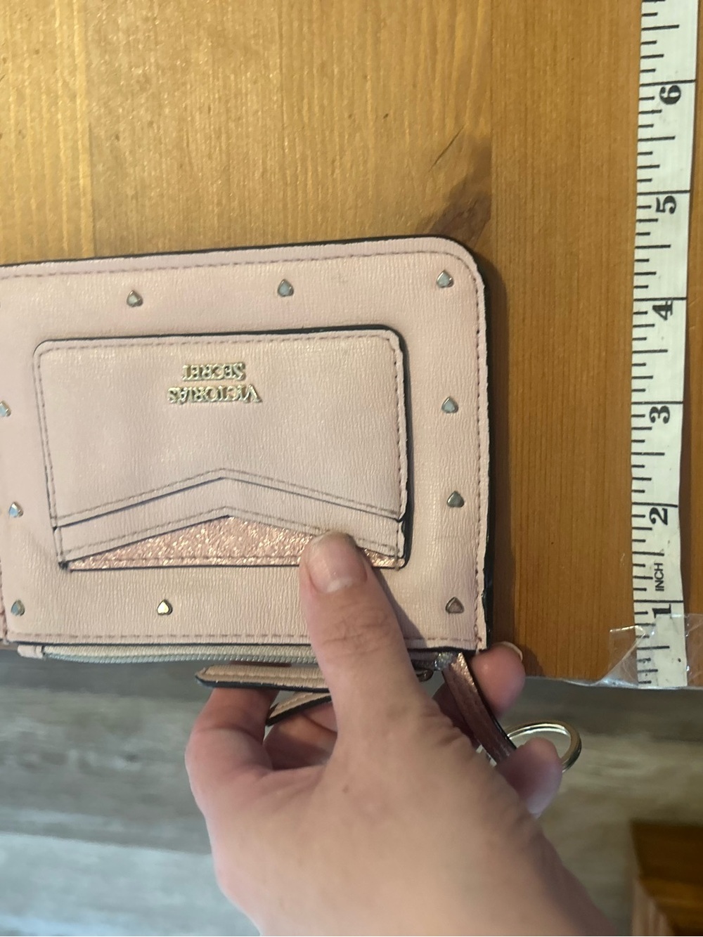Victoria's Secret Pink Heart Card Holder Wallet - Picture 5 of 6